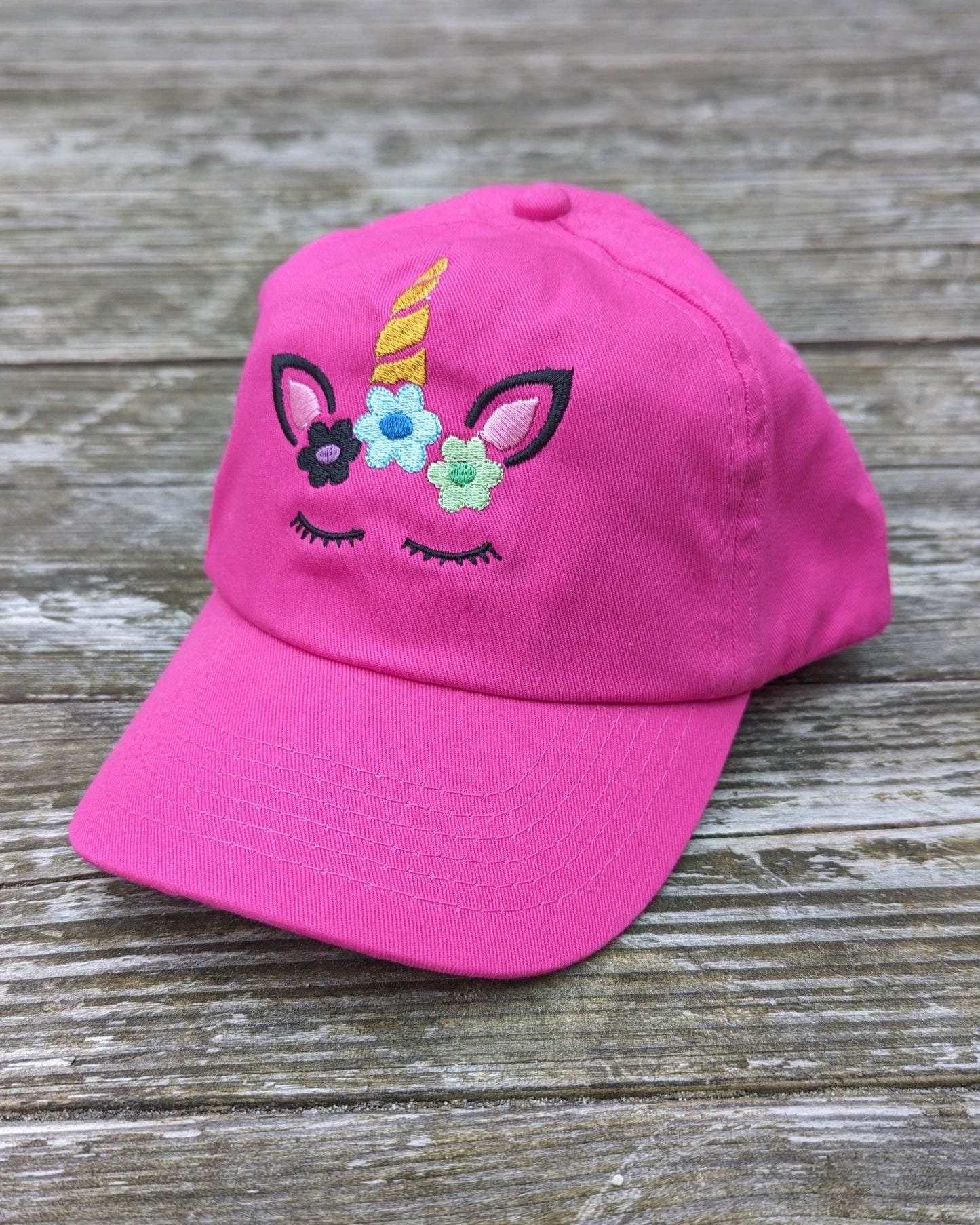 Basecap Mütze Kappe Cap Schildmütze bestickt mit Name und Motiv Einhorn glitzer Prinzessin personalisiert