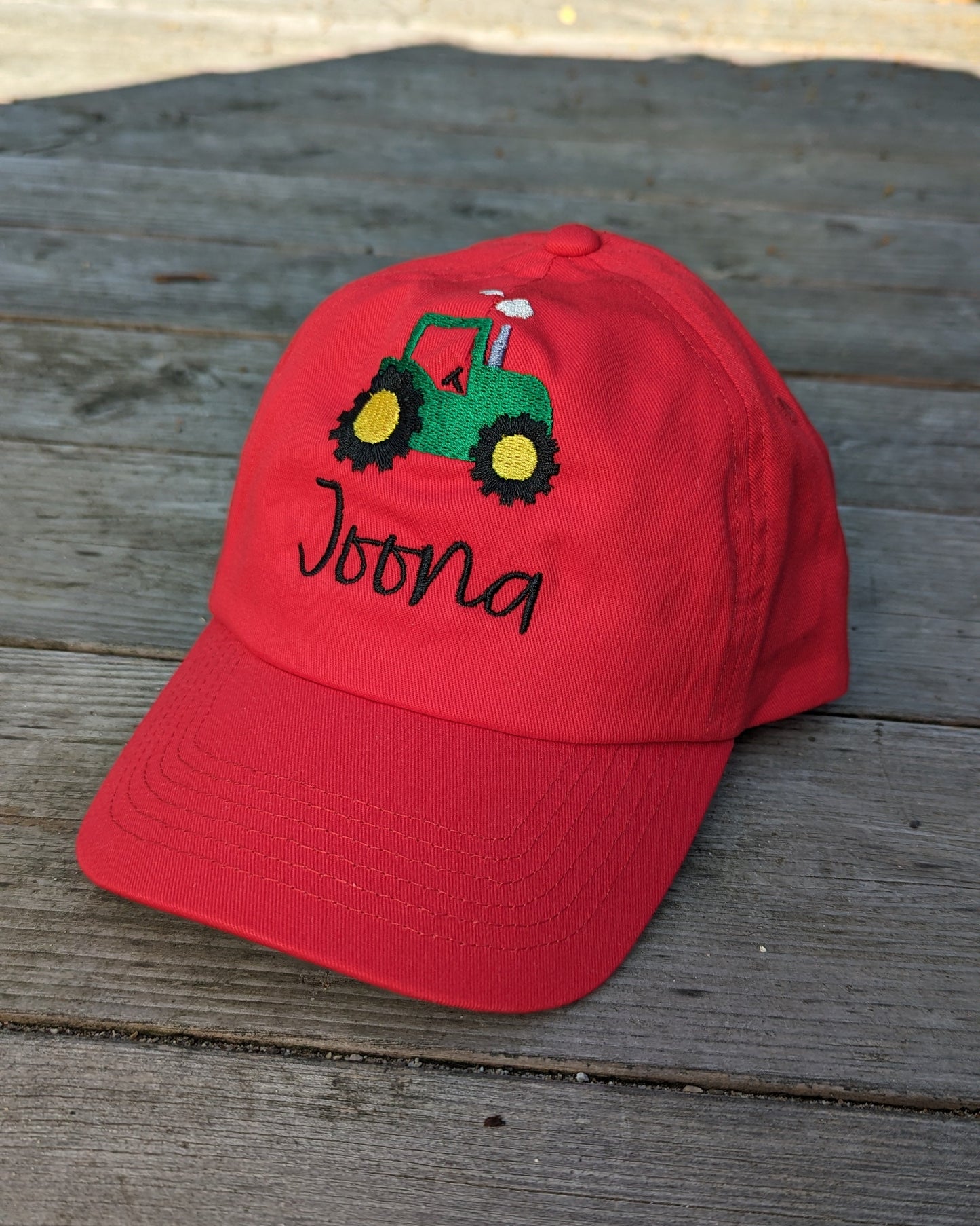 Basecap personalisiert mit Name und Motiv Traktor Mütze Kappe Cap