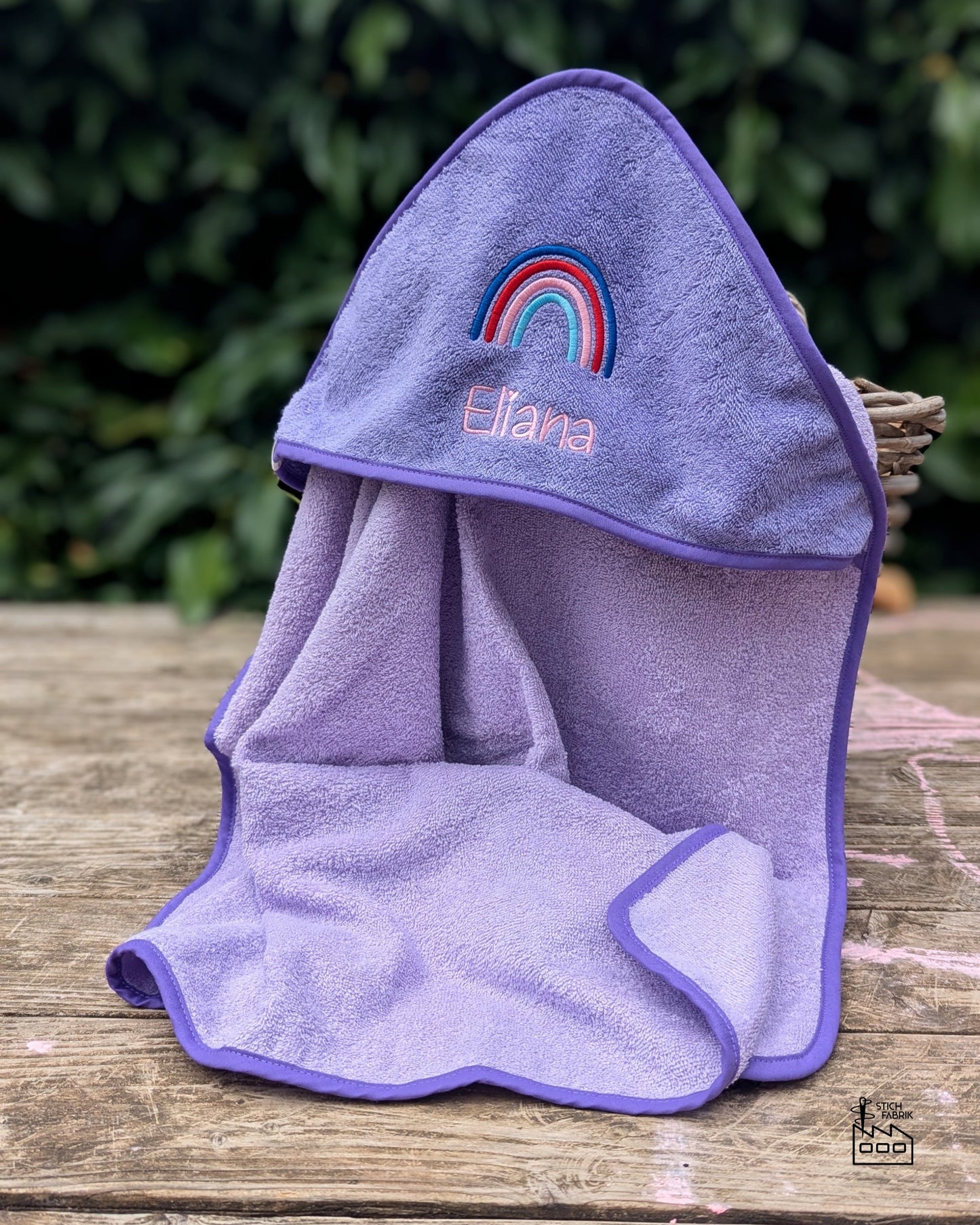Kapuzenhandtuch Babyhandtuch Duschtuch Badetuch Geburt Taufe Geburtstag Kleinkind Badetuch bestickt mit Name personalisiert