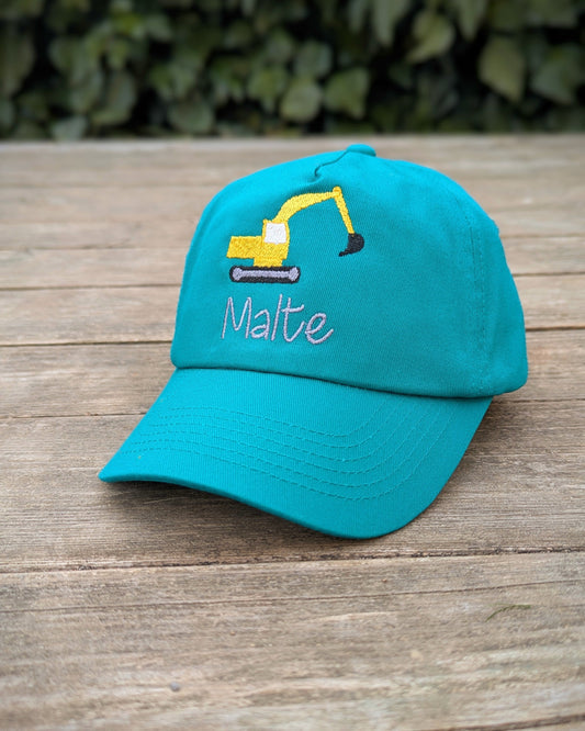 Basecap Cap Cappy Mütze Kindermütze personalisiert mit Name Motiv