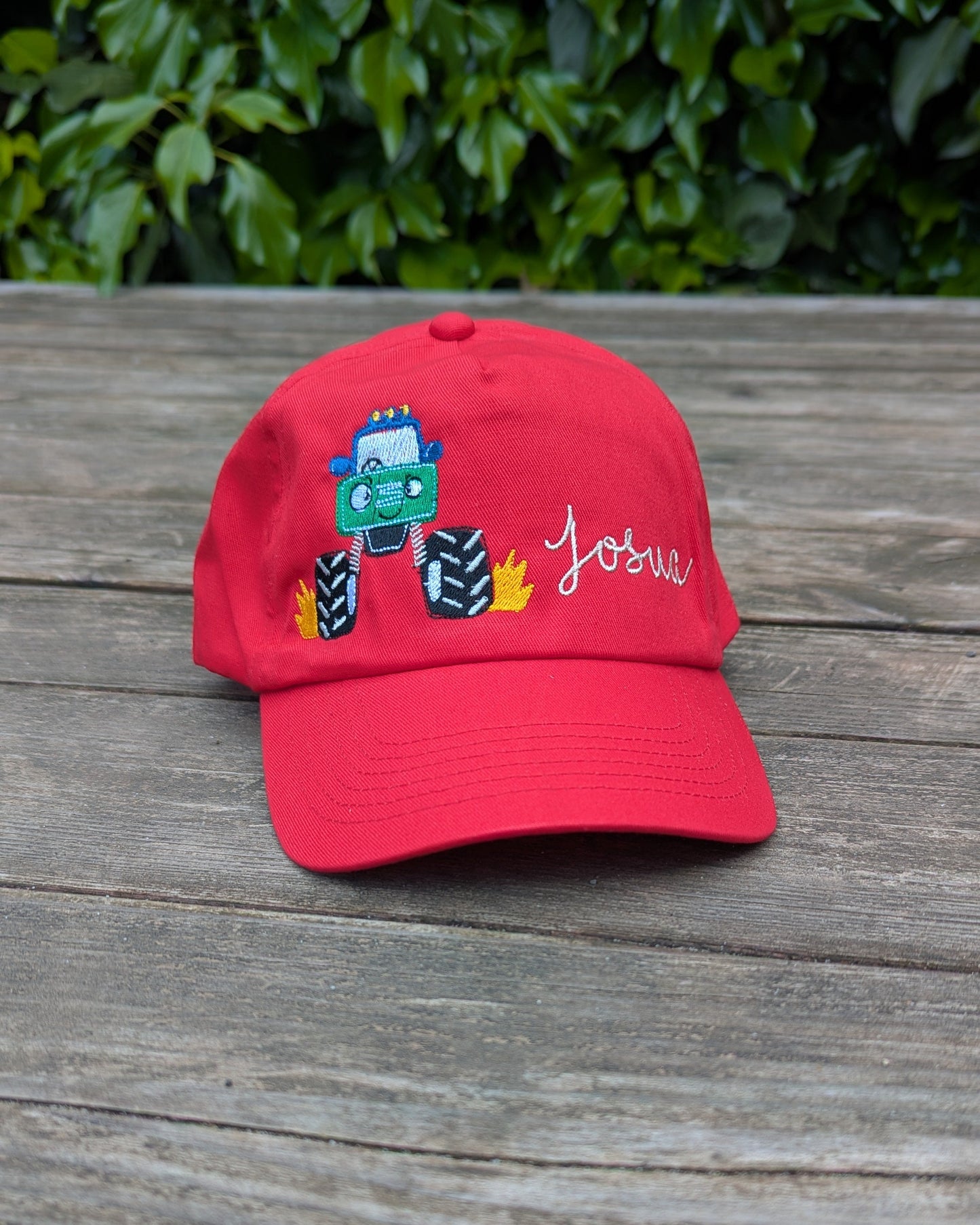Basecap Cap Cappy Mütze Kindermütze personalisiert mit Name Motiv Monstertruck