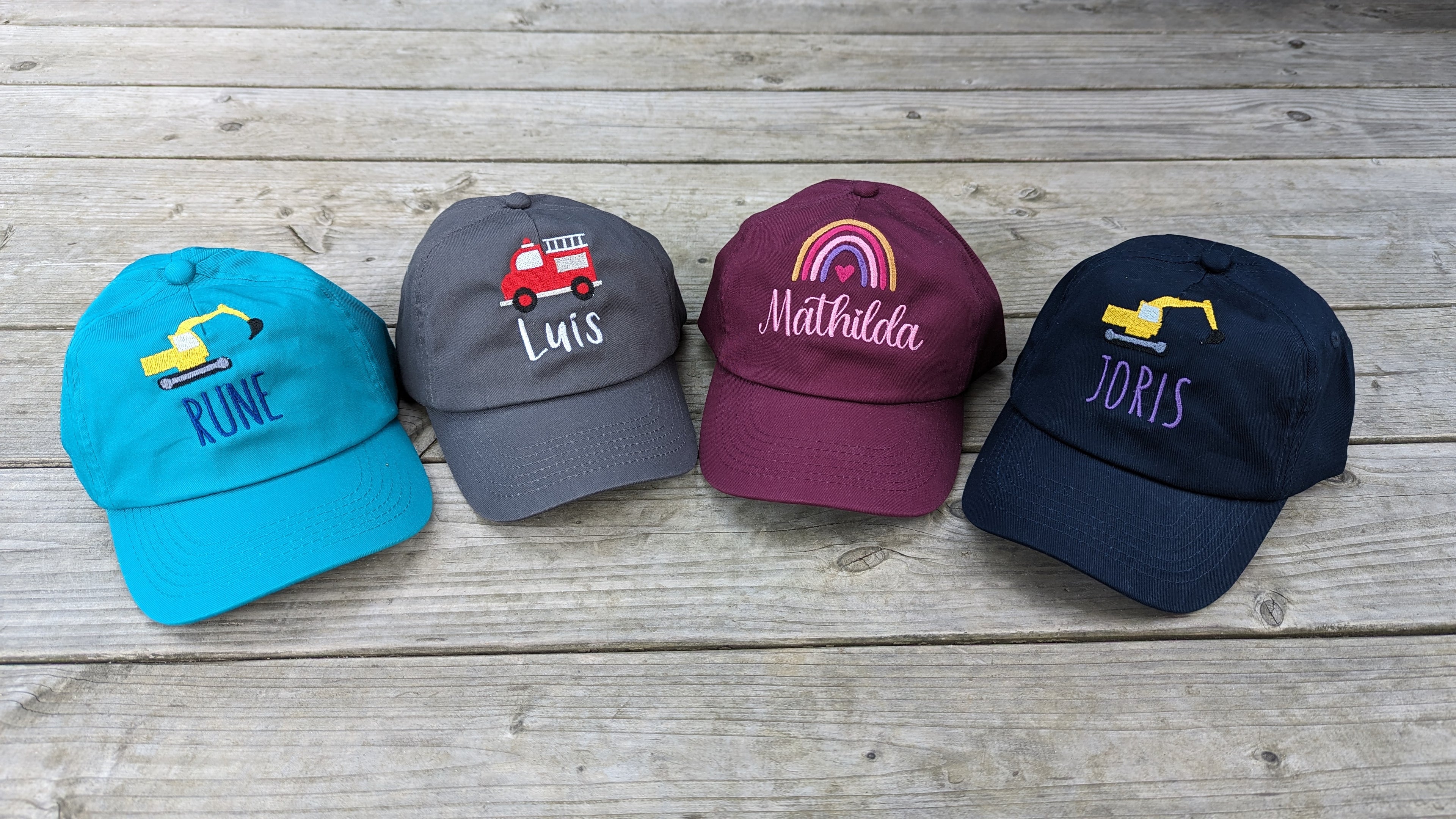 Basecap Mütze Kappe Cap Schildmütze bestickt mit Name und Motiv personalisiert