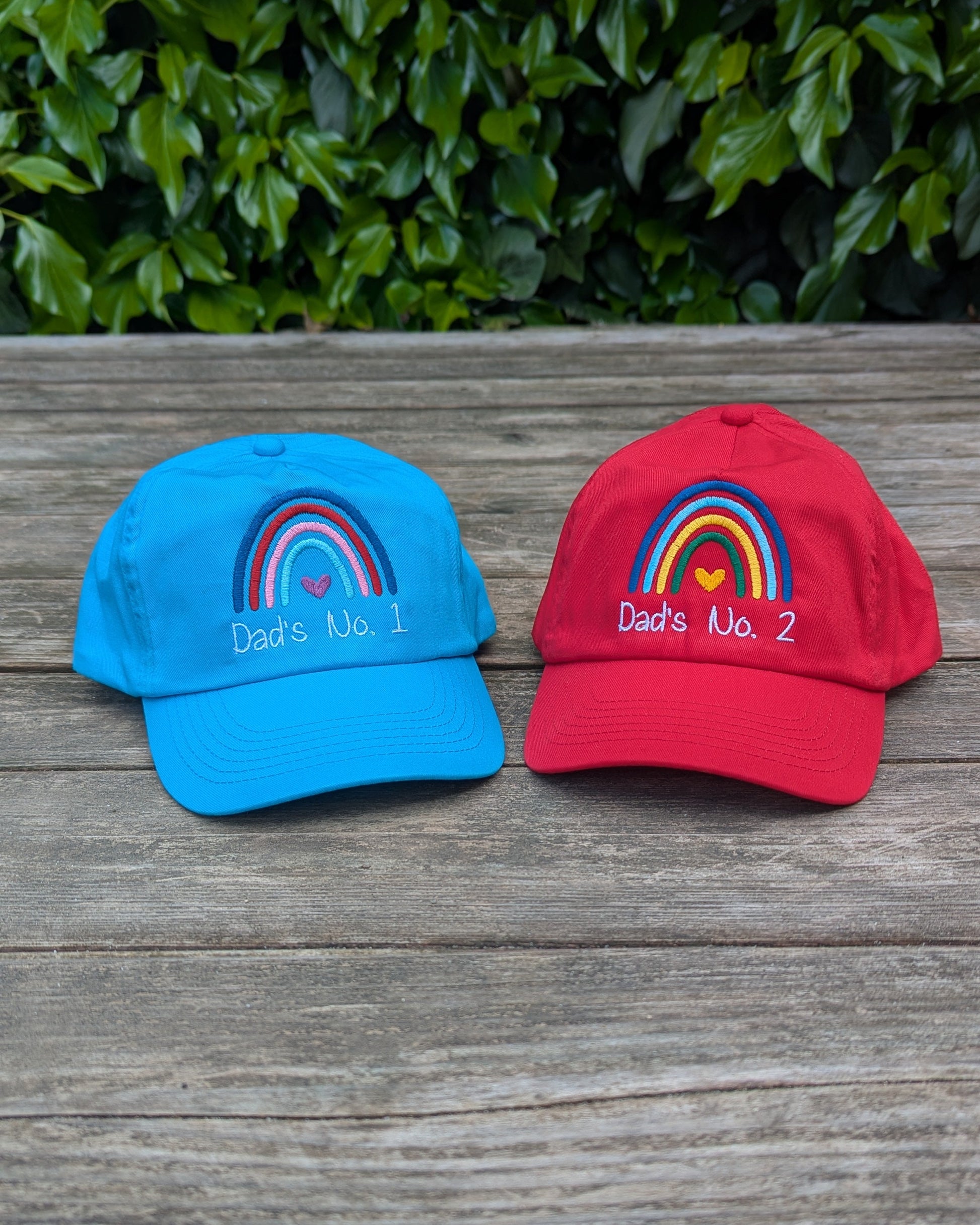 Basecap Cap Cappy Mütze Kindermütze personalisiert mit Name Motiv Regenbogen