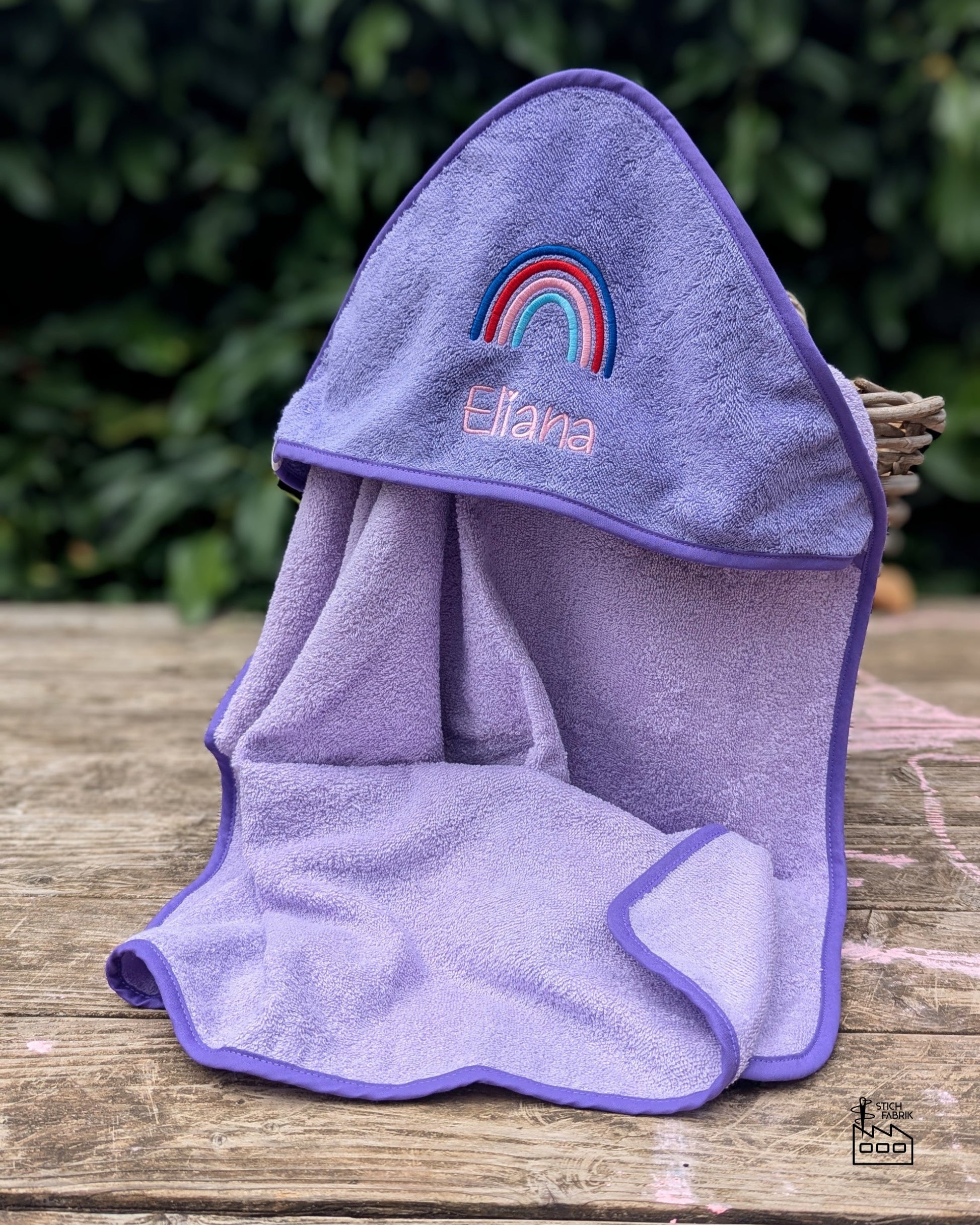 Kapuzenhandtuch Babyhandtuch Duschtuch Badetuch Geburt Taufe Geburtstag Kleinkind Badetuch bestickt mit Name personalisiert