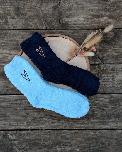 Kuschelsocken Cozy Socks bestickt individuell personalisiert
