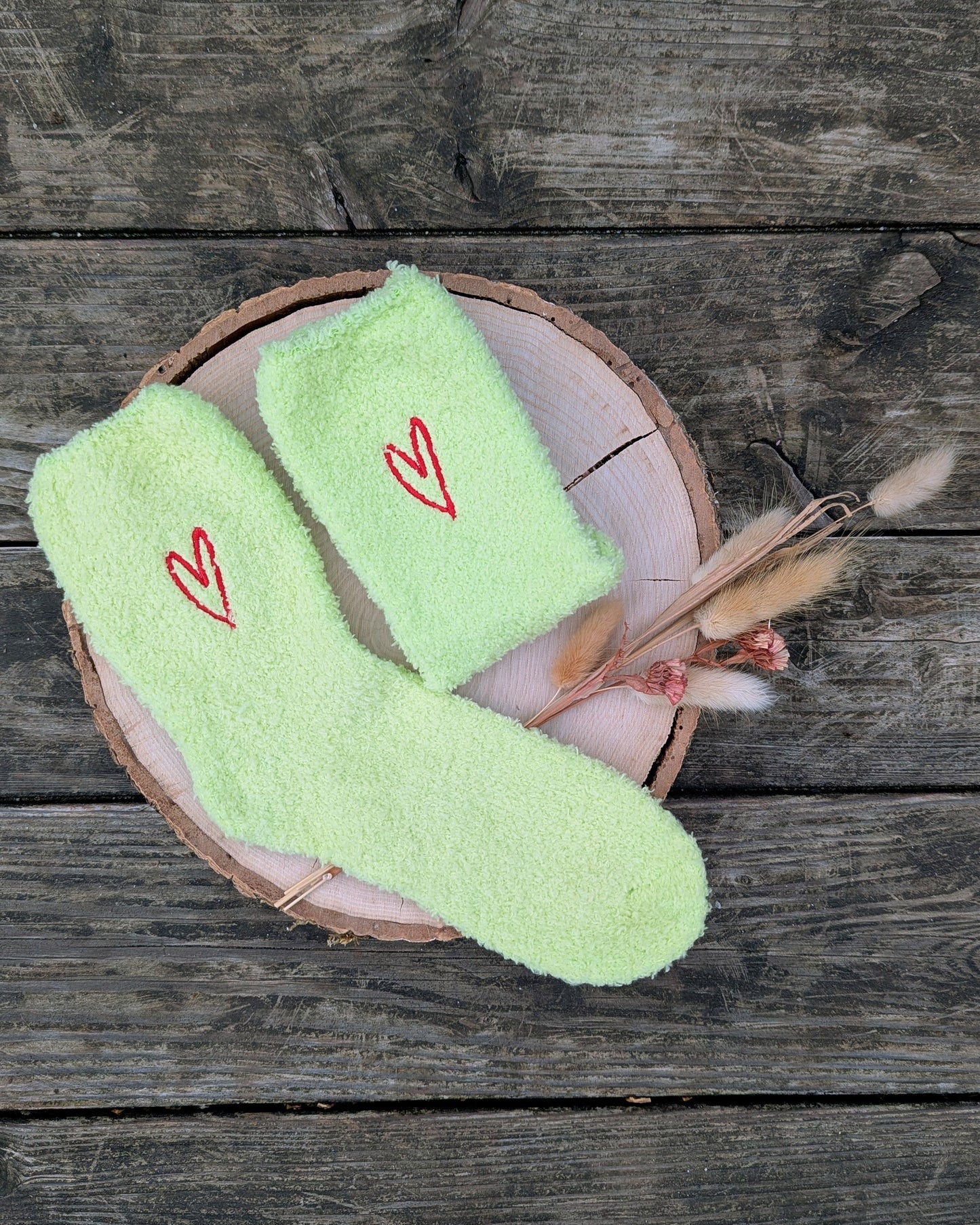 Kuschelsocken Cozy Socks bestickt individuell personalisiert