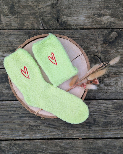 Kuschelsocken Cozy Socks bestickt individuell personalisiert