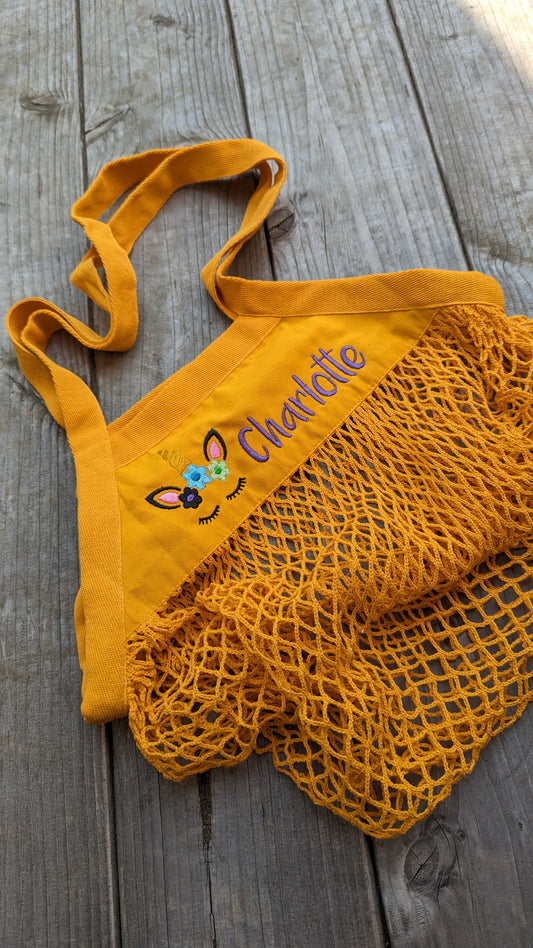 Netztasche - Sandkastenbeutel Löwe - AccessoireLis