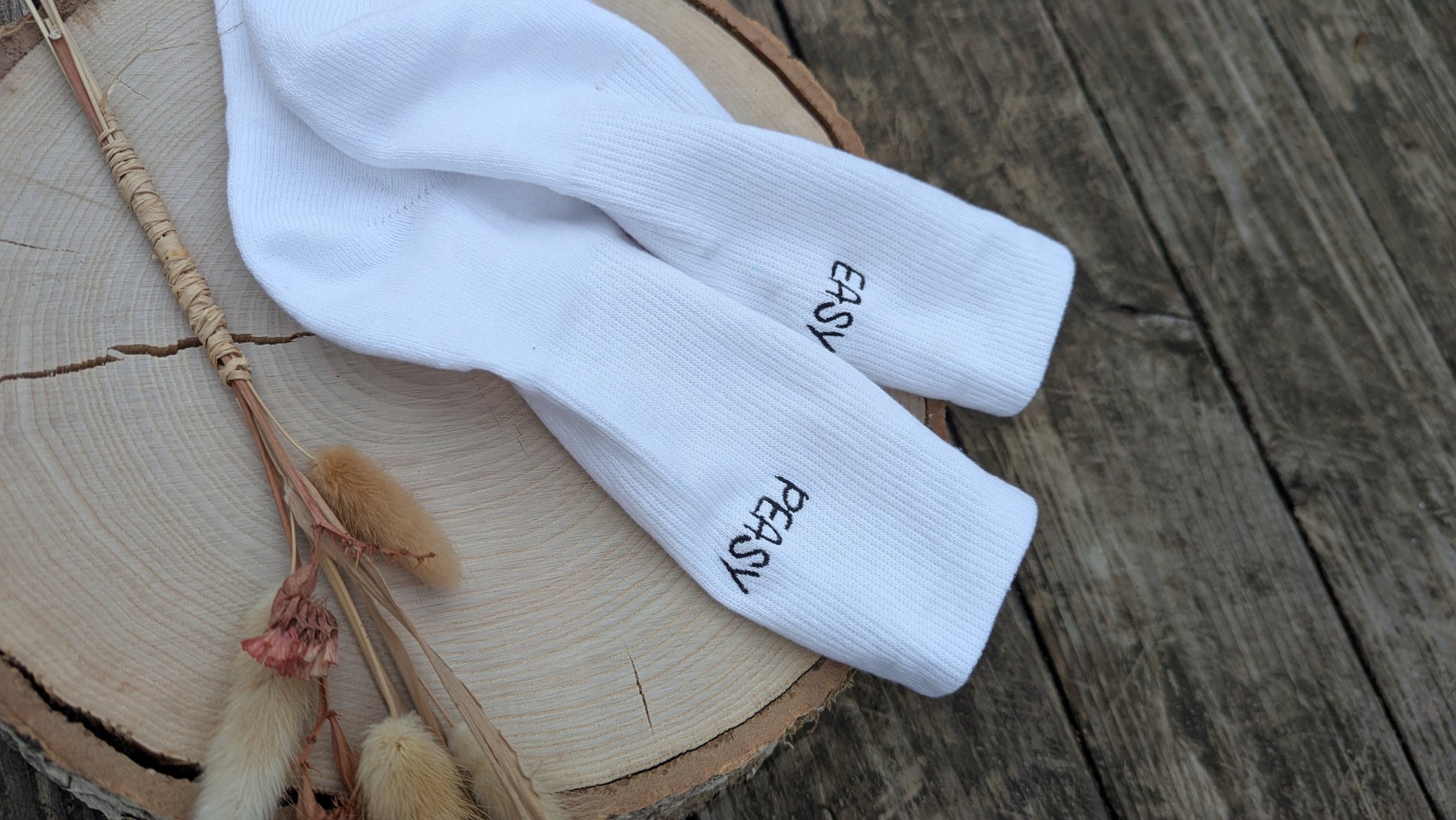 Sportsocken Tennissocken bestickt personalisiert Crew Socks Statementsocken