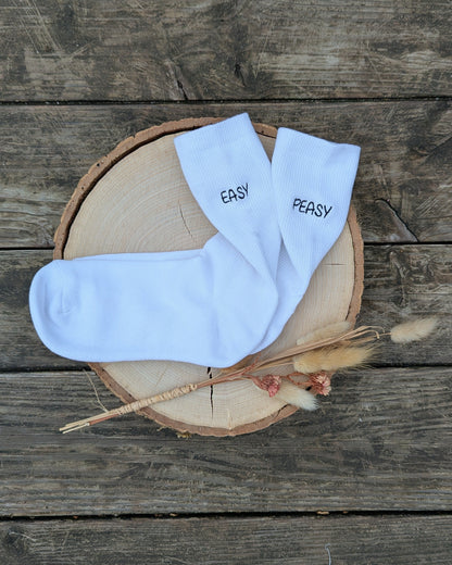 Sportsocken Tennissocken bestickt personalisiert Crew Socks Statementsocken